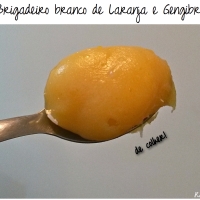 Brigadeiro Gourmet: laranja com gengibre